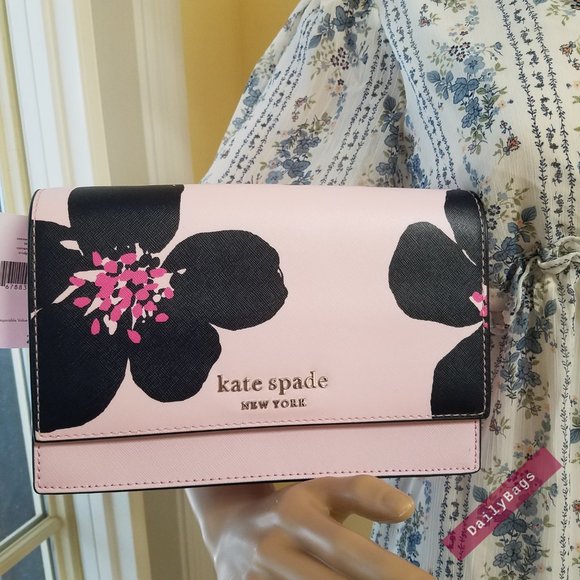 kate spade Handbags - KATE SPADE CONVERTIBLE GRAND FLORA CROSSBODY PINK